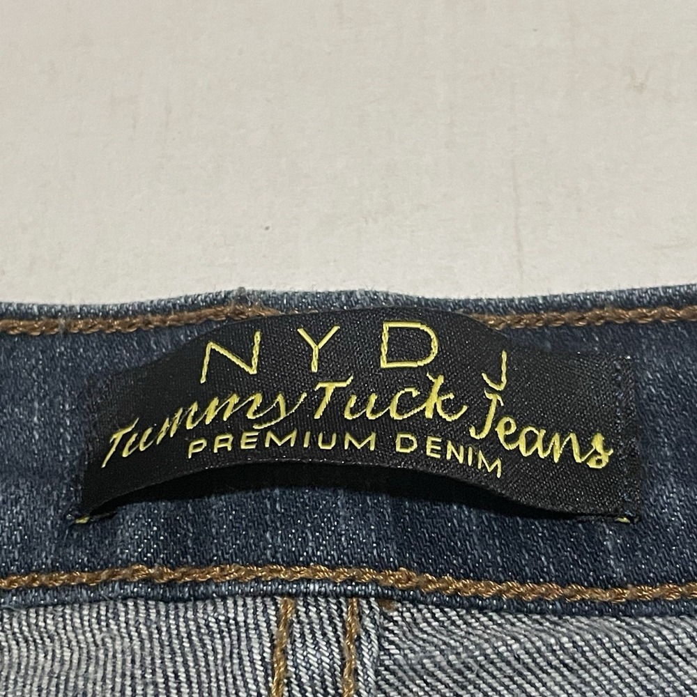 Vintage Y2K NYDJ Tummy Tuck Stretch Bootcut Jeans Size 4 X 30 Made in USA - Picture 3 of 8